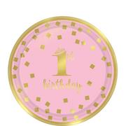 Boho Girl 1st Birthday Party Kit for 16 Guests